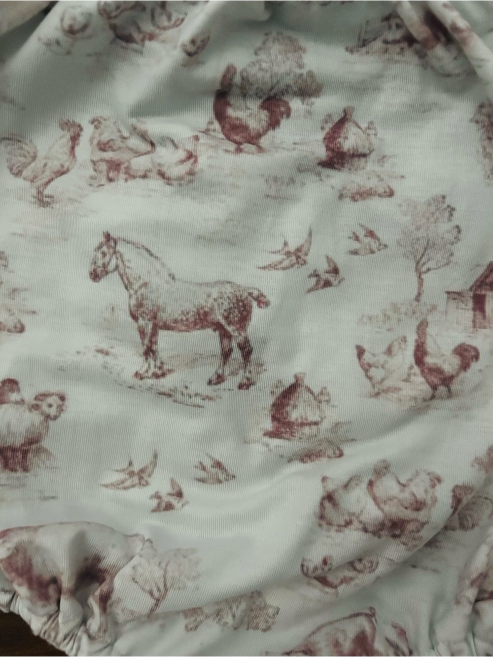 Busy Bees Smocks Matching Set with Animal Print - Picture 4 of 5